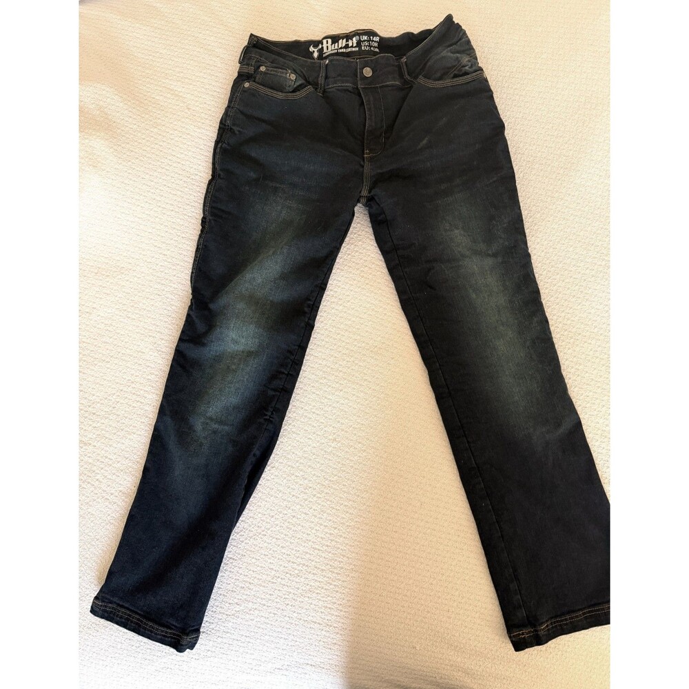 Bull-it Womens 10R Covec Motorcycle Riding Jeans Black Reinforced Protective
